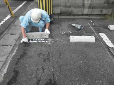 スリーエム原新 駐車場舗装工事の記録写真2