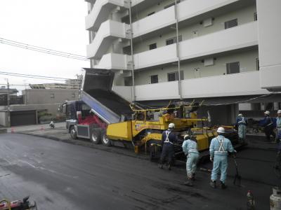 Nプラン新川アパート舗装工事の記録写真3