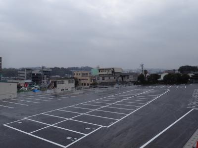 大分レクサス駐車場整備工事の写真
