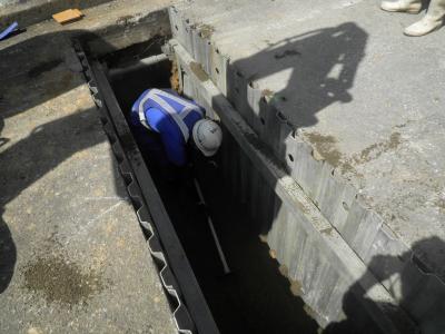 明野西アパート下水道工事の記録写真3