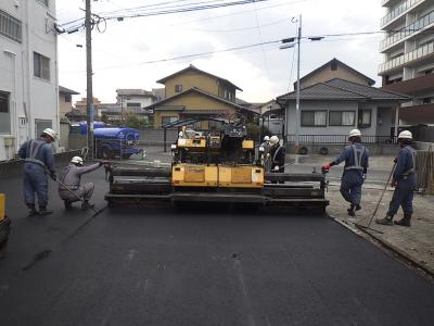 田中町駐車場舗装工事の記録写真5