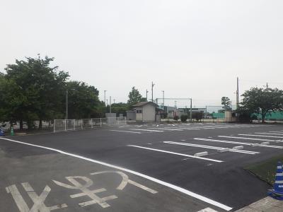 横田第1駐車場舗装工事の写真