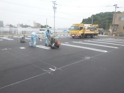 横田第1駐車場舗装工事の記録写真6