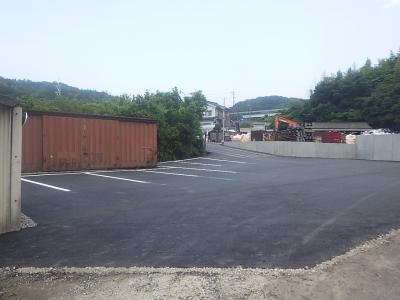 宮河内リサイクルセンターAs舗装工事の写真