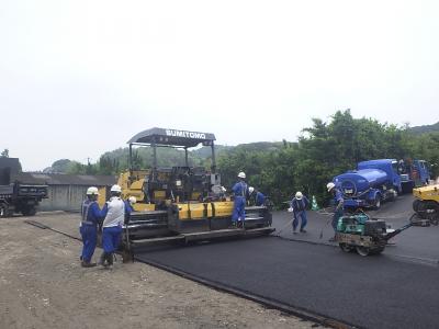 宮河内リサイクルセンターAs舗装工事の記録写真3
