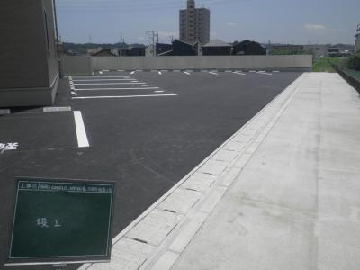 （仮称）COCOLO JAPAN 作業所新築（舗装）工事の記録写真1