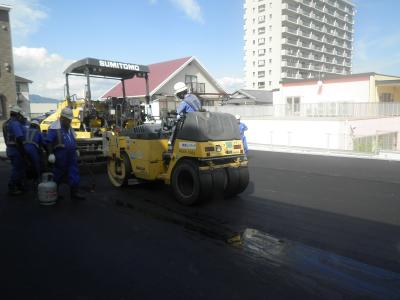 永井好子様 共同住宅新築工事に伴う駐車場舗装工事の記録写真3