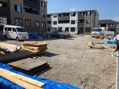 永井好子様 共同住宅新築工事に伴う駐車場舗装工事の記録写真4