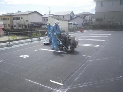 永井好子様 共同住宅新築工事に伴う駐車場舗装工事の記録写真6