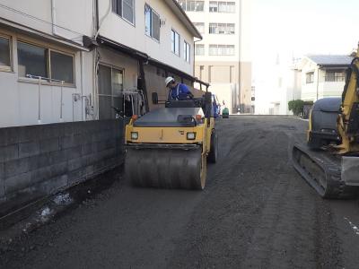千代町駐車場舗装工事の記録写真6