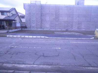 坂ノ市中央2区画舗装工事の記録写真1