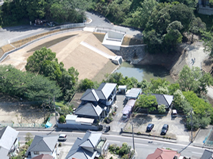 光吉谷川流量調整施設整備工事の記録写真6