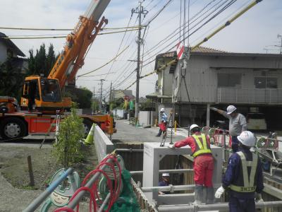 片島地区雨水施設工事の記録写真2