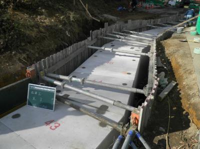 野津原地区浸水対策事業野津原排水路整備（4工区）工事の記録写真2