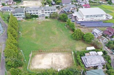 旧大志生木小学校テニスコート改修工事の記録写真4