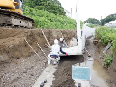 佐賀関馬場地区 浸水対策事業馬場東排水路管理道改築工事の記録写真5