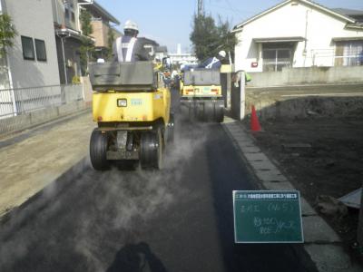 片島地区 配水管布設替工事に伴う舗装工事の記録写真5